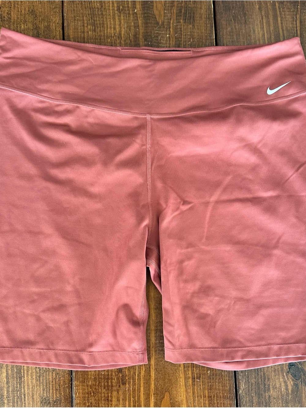 Nike Women's Dusty Rose High-Rise Bike Shorts